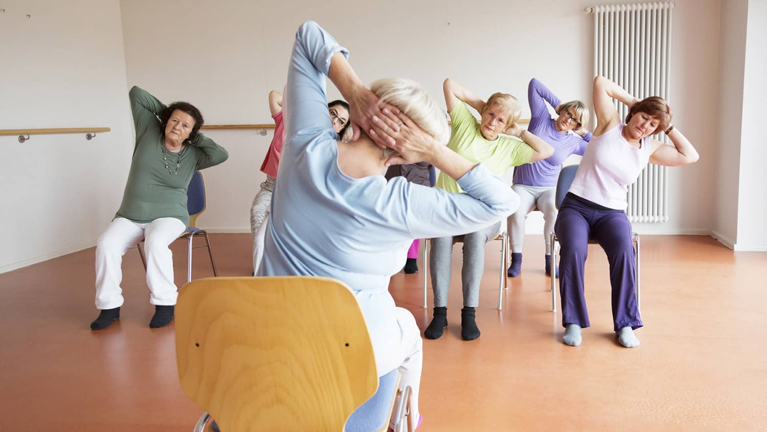 seniors chair yoga
