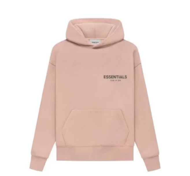 Fear of God Essentials knit Pullover Pink Hoodie